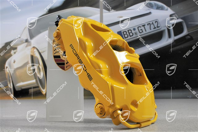 Festsattel / Bremssattel, PCCB, gelb, Panamera S/GTS/Turbo/Turbo S, R Festsattel / Bremssattel, PCCB, gelb, Panamera S/GTS/Turbo/Turbo S, R