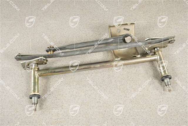 Windscreen wiper system crank drive
