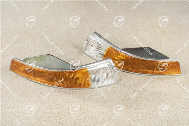 Blinkleuchten Satz, Original Porsche Classic, EU-Ausführung, Set L+R