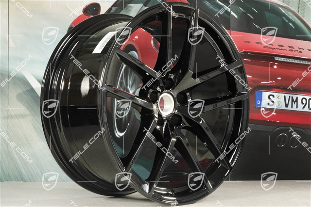 20-inch wheel rim "Macan S" 9J x 20 ET26, in black (high gloss)