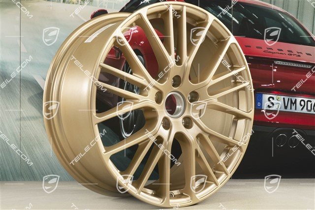 21" Felga Panamera Exclusive Design Sport, 9,5J x 21 ET71, Aurum satynowy półmat