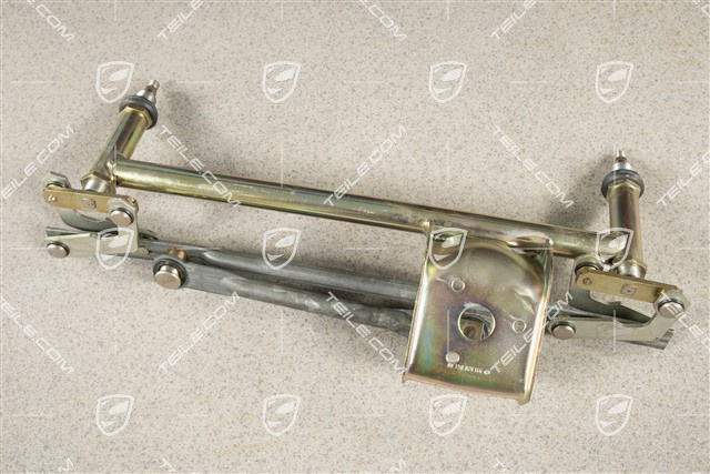 Windscreen wiper system crank drive