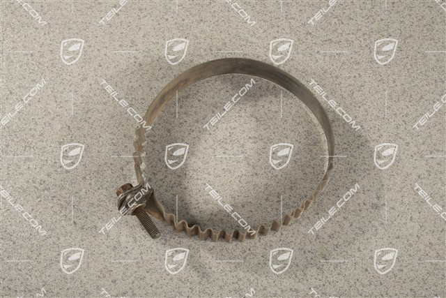 Exhaust tensioning / restraining strap / clamp, L=R