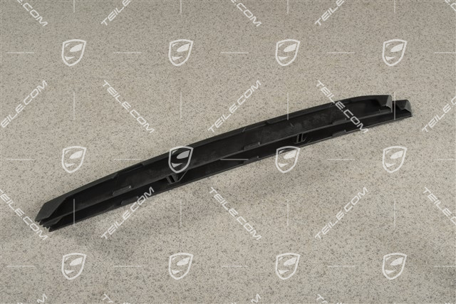 Disc / cover for front bumper retaining frame, Matt black,Turbo, R