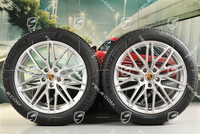 21-inch RS Spyder Design winter wheel set, rims 9,5J x 21 ET46 + 11,0J x 21 ET58 + Michelin winter tyres 285/45 R21 + 305/40 R21, with TPMS