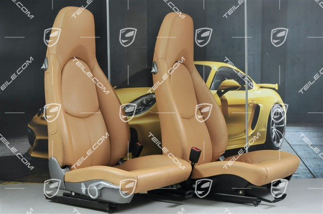 Sitze, manual einstellbar, Leder, Sandbeige, Satz (L+R)