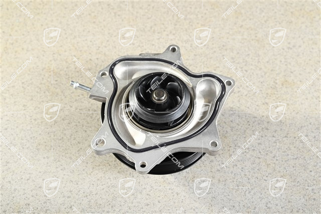 Water pump, complete with pulley