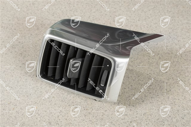 Dashboard centre vent / nozzle, Galvano silver, L
