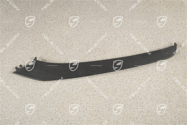 Disc / cover lower for front bumper retaining frame, Black, L