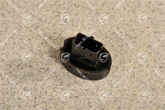 Hazard / warning light switch button, Black matte