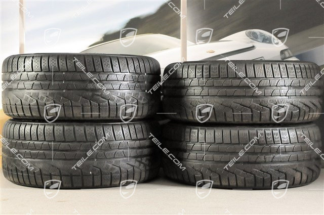 18-inch Panamera S winter wheel set, 8J x 18 ET 59 + 9J x 18 ET 53 + tyres Pirelli Sottozero II 245/50 R18 + 275/45 R18