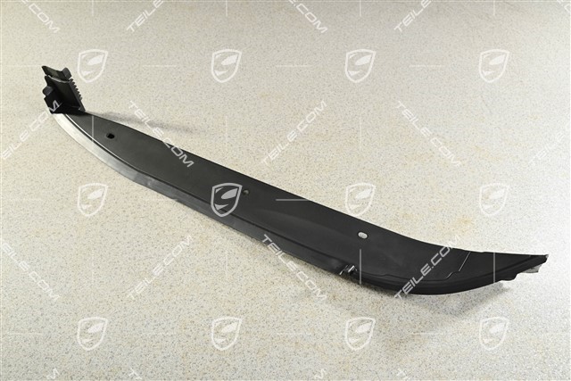 Front wing / fender, cover, Satin black, R
