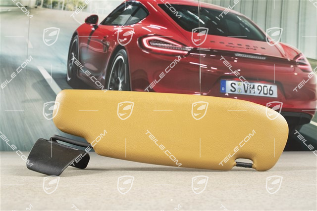 Sonnenblende, Cabrio, Kunstleder, Sandbeige, L