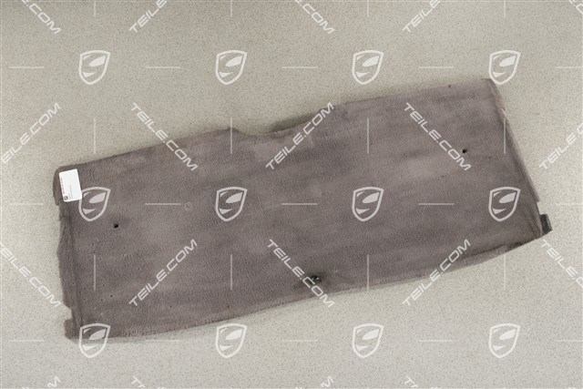 Tapicerka tylnej ściany grodziowej, Wykładzina, Space grey, Cabrio