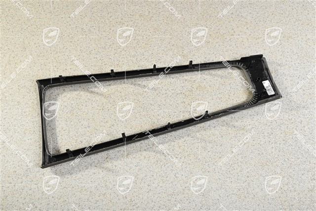 Blende Mittelkonsole, Leder Achatgrau