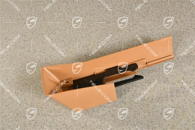 Front seat rail cover, rear, Sand Beige