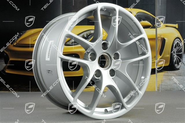 18-inch wheel rim set Cayman III, 8J x 18 ET57 + 9,5J x 18 ET49