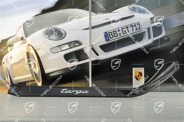 Einstiegleiste Carbon, "TARGA" Schrüftzug, LINKS