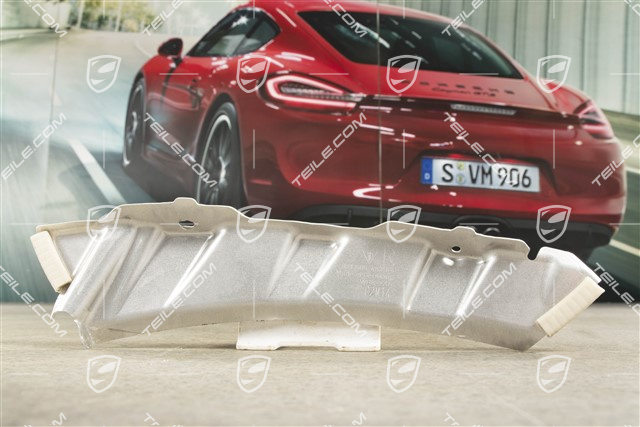 Turbo, Hitzeschutz / Hitzeschild Heckstoßstange, Unten, R