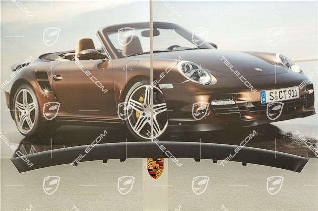 Front bumper disc / trim centre-lower, satin black