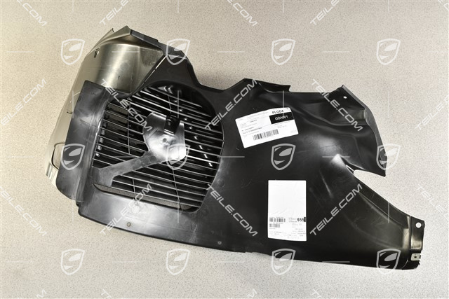 Wheel-housing liner, front, front part with grillet, Boxster 6-speed/PDK, Boxster S, 6-speed manual transmission, R