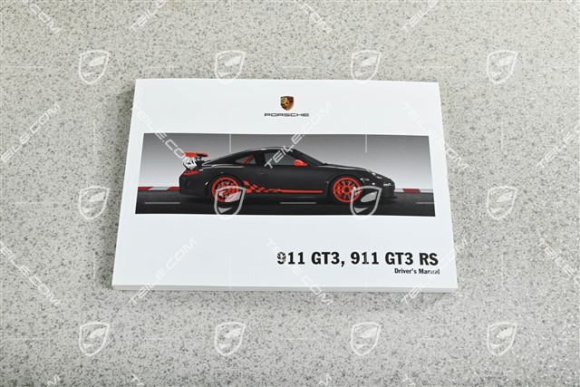Porsche 911 GT3 / GT3RS Handbuch/Bedienungsanleitung, Englisch