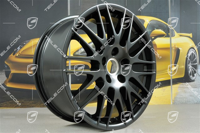 20" Komplet felg RS Spyder / GTS, 9,5J x 20 ET47, czarny satynowy półmat