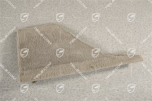 Centre console, Lateral cover, Graphite grey, L