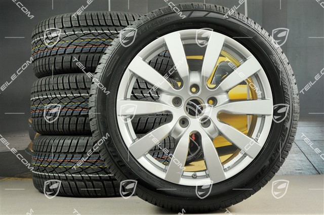 20-inch winter wheels set "Cayenne SportDesign II", rims 9J x 20 ET57 + NEW Dunlop winter tyres 275/45 R20, without TPM
