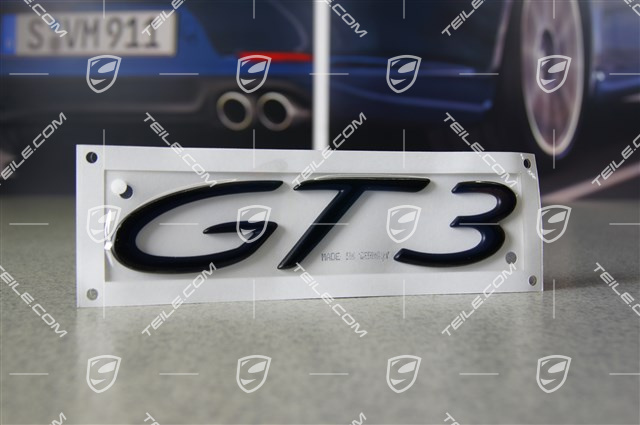 "GT3" logo, "rallye" black "GT3" logo, "rallye" black