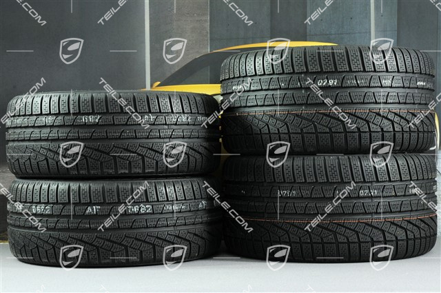 20-inch winter wheels set "Turbo", rims 8,5J x 20 ET51 + 11J x 20 ET56 + Pirelli winter tires 245/35 R20 + 295/30 R20, with TPM