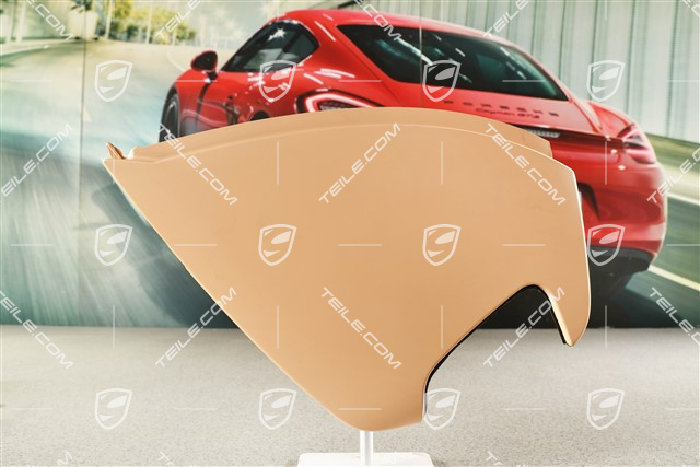 Dashboard trim side cover, Luxor Beige, L