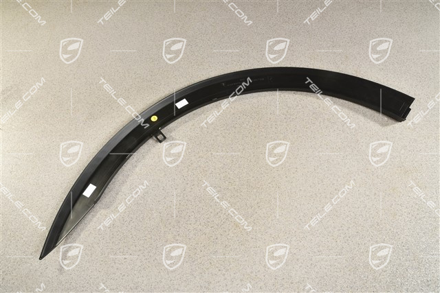 Wide wheel arch cover, front, Black matte, R