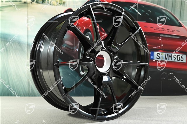 19" Felga GT3 RS 4.0, GT2 RS, centralna śruba, 9J x 19 ET47, czarna