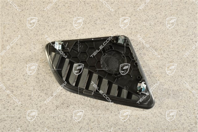 Dashboard cover trim for speaker, Black, R