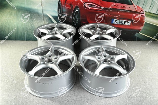 18" Felgensatz Carrera, 8J x 18 ET50 + 10J x 18 ET65