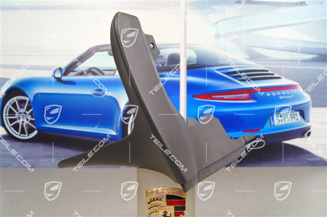 Cover with rubber lip (side panel trim), L