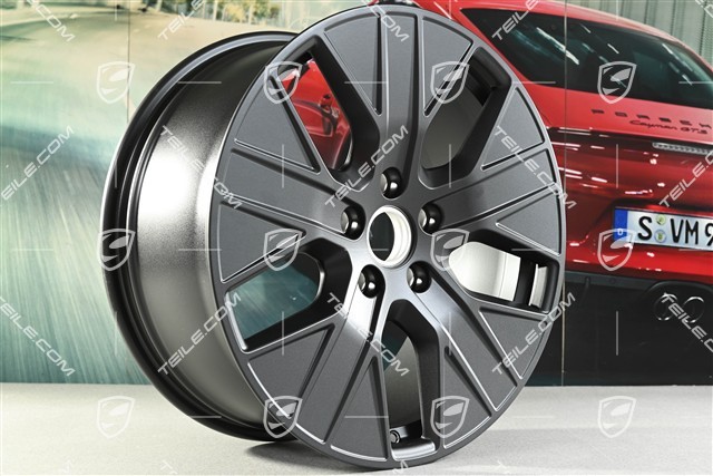 20" Turbo Aero wheel set, 9J x 20 ET54 + 11J x 20 ET60, in satin black