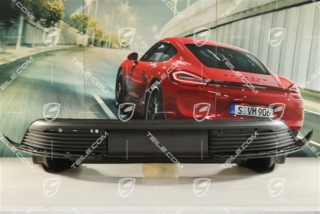 Rear bumper spoiler / lower part trim, with reversing camera