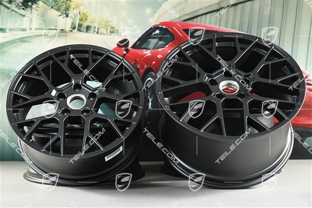 20+21" RS Spyder Felgensatz, 8,5J x20 ET50 + 11,5J x 21 ET79, Antrazitgrau