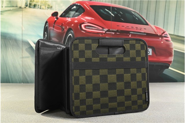 Faltbare Kofferraumbox / Kofferraumtasche, 30 x 27,5 x 50, PASCHA OLIVE