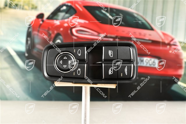 Schalter, Fensterheber und Außenspiegel, manuell, Cabrio