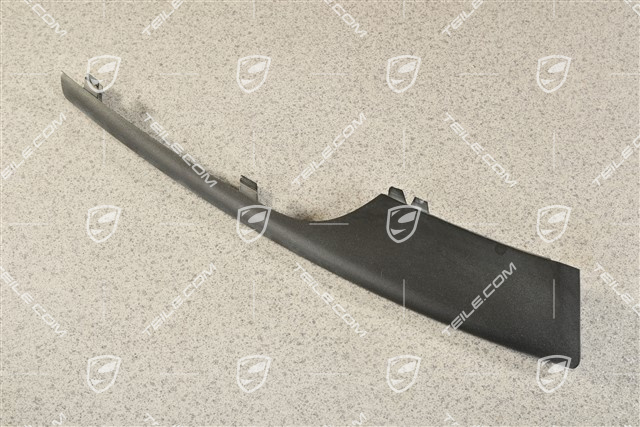 Front bumper disc / trim, lower, Satin Black, R