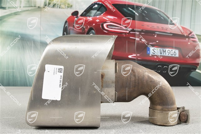 Exhaust system tail pipe, standard tailpipe, 3.0L V6, L