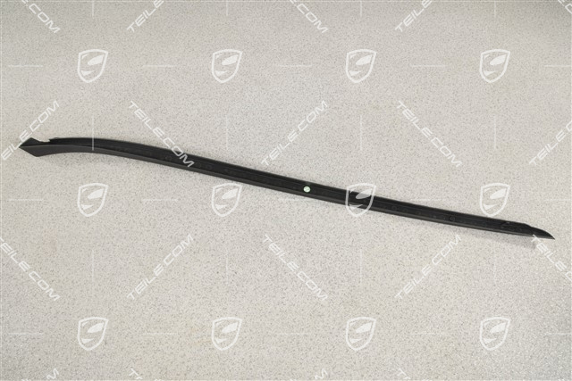 Windshield Water drain strip, A-pillar, black matte, R