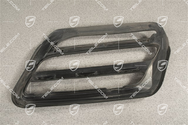 Frame air exhaust, black, L