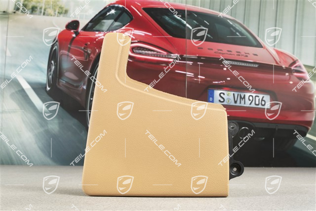 Centre console, Lateral, Leatherette, Sand beige, R