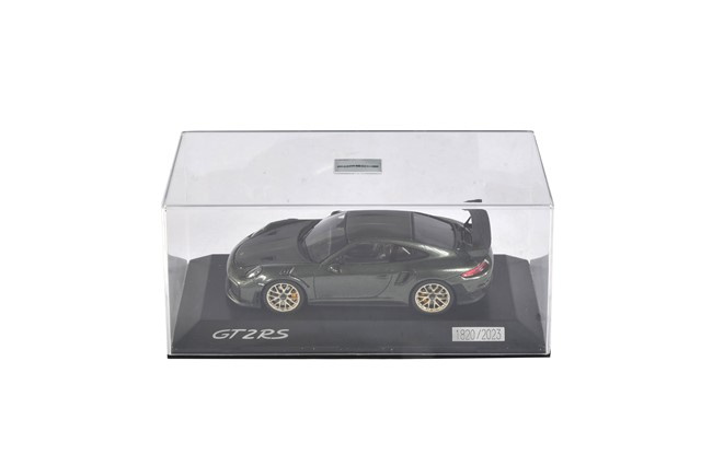 Porsche 911 991 GT2RS, 2017, oak green metallic, Spark, scale 1:43