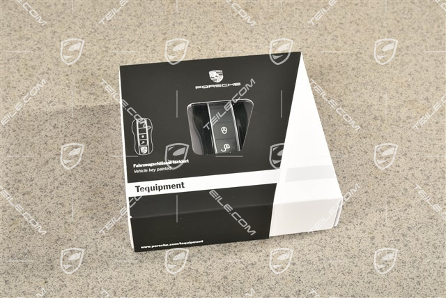 Fahrzeugschlüssel Schlüsselkappe, lackiert Tiefschwarz mettalic