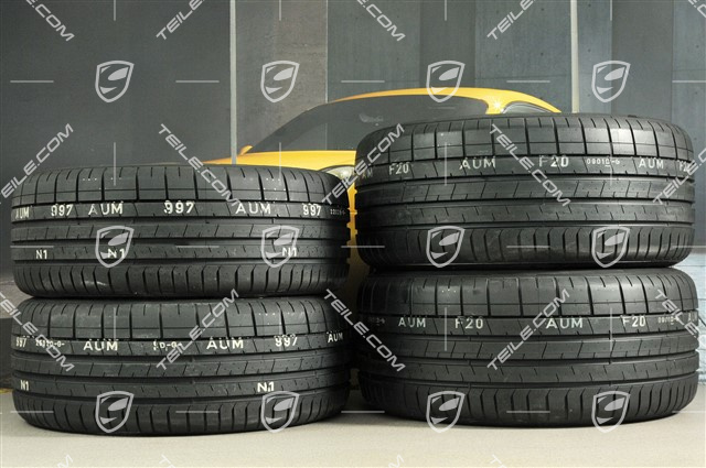 19" komplet kół letnich Boxster S, felgi 8J x 19 ET57 + 10J x 19 ET45 + NOWE opony letnie Pirelli P Zero 235/40 R19 + 265/40 R19